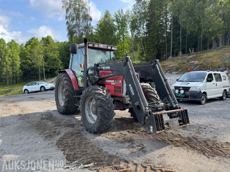 1998 Massey Ferguson 6180 Traktor med frontlaster og vendegir - Traktor: slika 4 1998 Massey Ferguson 6180 Traktor med frontlaster og vendegir - Traktor: slika 4