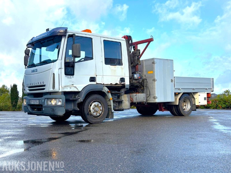 2004 Iveco 120E24 EUROCARGO kranbil - registrert for 5 sitteplasser - Tovornjak z dvigalom: slika 1 2004 Iveco 120E24 EUROCARGO kranbil - registrert for 5 sitteplasser - Tovornjak z dvigalom: slika 1