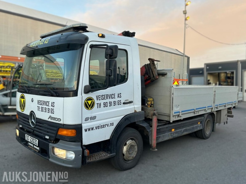 2004 Mercedes-Benz Atego 818/36 AT – Planbil med Fassi F60 kran – EU-godkjent til 02/2026 – Kjørbar - Tovornjak z dvigalom: slika 1 2004 Mercedes-Benz Atego 818/36 AT – Planbil med Fassi F60 kran – EU-godkjent til 02/2026 – Kjørbar - Tovornjak z dvigalom: slika 1