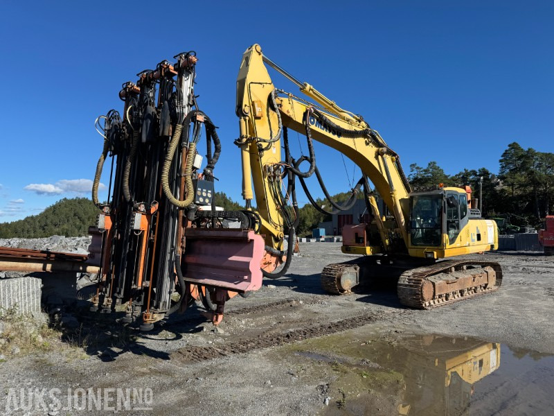 2005 Komatsu PC340 LC-7 Gravemaskin m/ Sandvik DQ440 steintrimmer - Vrtalna naprava: slika 3 2005 Komatsu PC340 LC-7 Gravemaskin m/ Sandvik DQ440 steintrimmer - Vrtalna naprava: slika 3