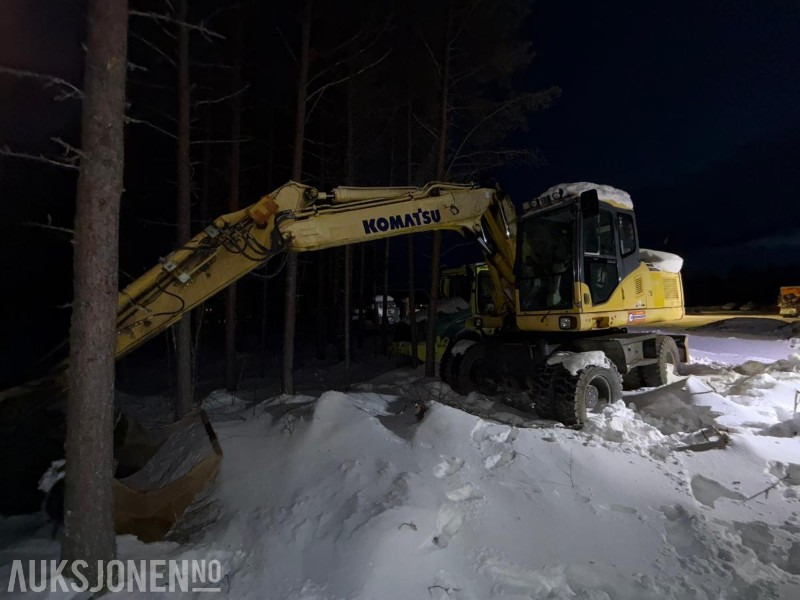 2005 Komatsu PW160ES-7K Hjulgraver - Pusseskuff - HK - 11973T - Bager: slika 1 2005 Komatsu PW160ES-7K Hjulgraver - Pusseskuff - HK - 11973T - Bager: slika 1