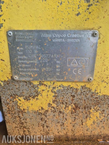 2006 Atlas Copco Injeksjons platform - Gradbena oprema: slika 3 2006 Atlas Copco Injeksjons platform - Gradbena oprema: slika 3