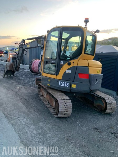 2007 Volvo ECR 58 - 6 Tonns gravemaskin - Sertifisert - Mye tilbehør - Bager: slika 4 2007 Volvo ECR 58 - 6 Tonns gravemaskin - Sertifisert - Mye tilbehør - Bager: slika 4