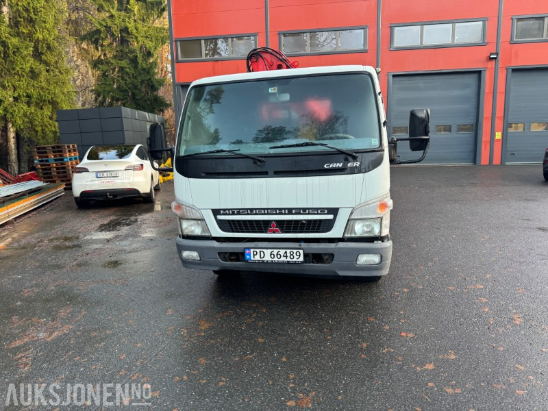 2008 Fuso Canter 7C18 - kranbil med 3-veis tipp - Atlas AK601.3 kran - EU-godkjent til 05/2026 - Tovornjak z dvigalom: slika 2 2008 Fuso Canter 7C18 - kranbil med 3-veis tipp - Atlas AK601.3 kran - EU-godkjent til 05/2026 - Tovornjak z dvigalom: slika 2