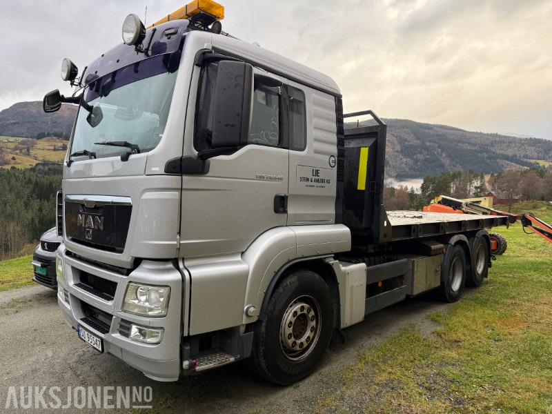 2010 MAN TGS 28.540 krokbil / krokløftbil - maskinflak + krokkasse - Kotalni prekucni tovornjak: slika 1 2010 MAN TGS 28.540 krokbil / krokløftbil - maskinflak + krokkasse - Kotalni prekucni tovornjak: slika 1