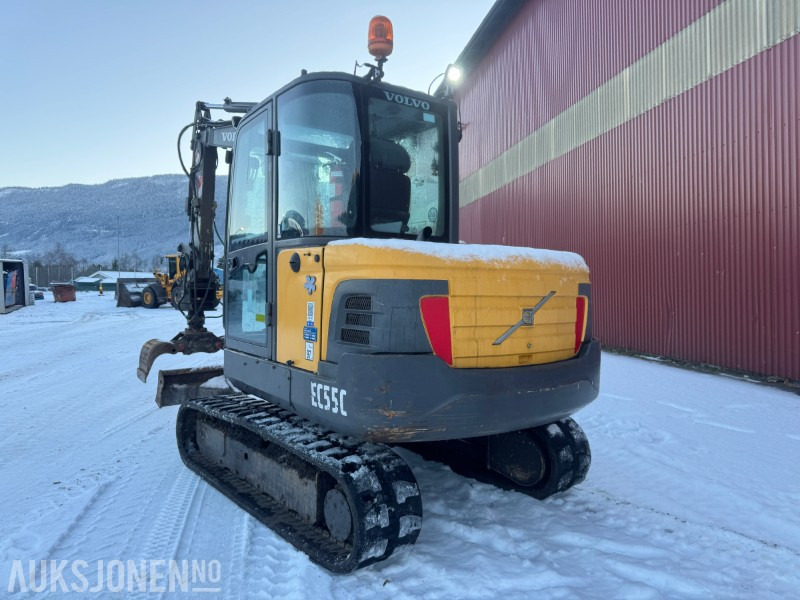 2010 Volvo EC55C gravemaskin med 2 skuffer og klype med rotator - Bager: slika 3 2010 Volvo EC55C gravemaskin med 2 skuffer og klype med rotator - Bager: slika 3