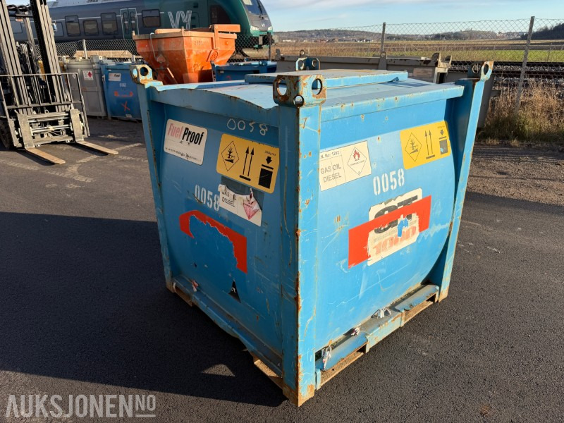 2011 Fuel Proof 1000L dieseltank med pumpeanlegg - Gradbena oprema: slika 3 2011 Fuel Proof 1000L dieseltank med pumpeanlegg - Gradbena oprema: slika 3