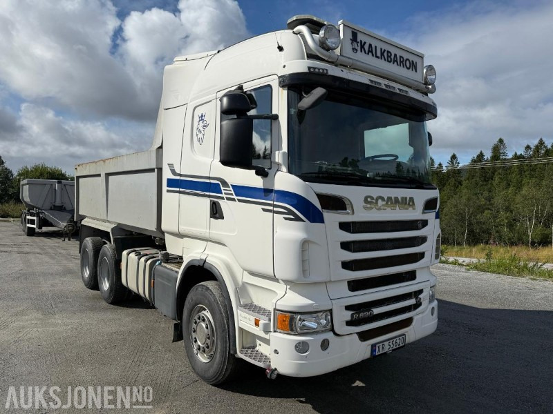 2011 Scania R620 6X4 Tippbil med 2005 Carnehl trippelkjerre - Tovornjak prekucnik: slika 2 2011 Scania R620 6X4 Tippbil med 2005 Carnehl trippelkjerre - Tovornjak prekucnik: slika 2