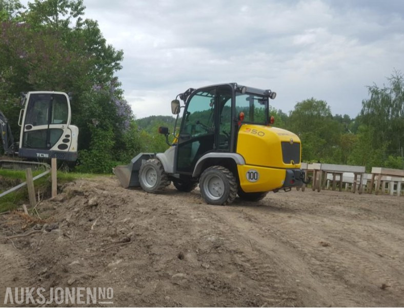 2012 KramerAllrad 350 Hjullaster - KUN 660 timer Mva-fri - Med original skuffe og pallegafler - Kolesni nakladalec: slika 3 2012 KramerAllrad 350 Hjullaster - KUN 660 timer Mva-fri - Med original skuffe og pallegafler - Kolesni nakladalec: slika 3