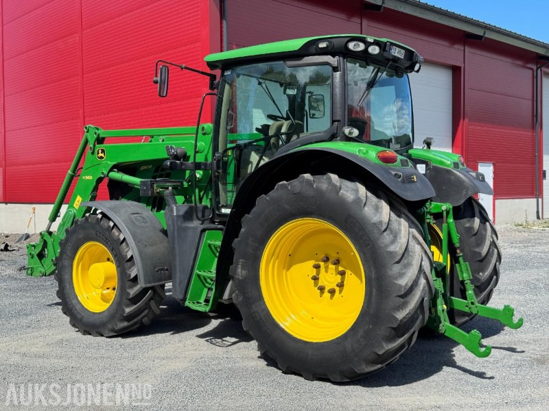 2013 John Deere 6150R traktor med frontlaster / Nylig EU-godkjent - Traktor: slika 3 2013 John Deere 6150R traktor med frontlaster / Nylig EU-godkjent - Traktor: slika 3