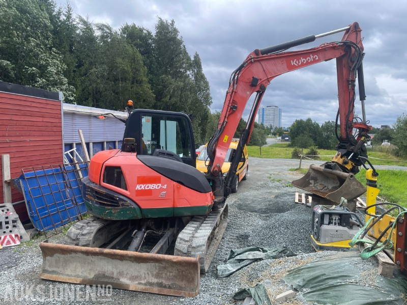 2013 Kubota KX080-4 | Rototilt | Pusseskuff | 4950 timer - Bager: slika 4 2013 Kubota KX080-4 | Rototilt | Pusseskuff | 4950 timer - Bager: slika 4