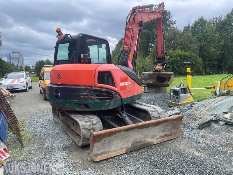 2013 Kubota KX080-4 | Rototilt | Pusseskuff | 4950 timer - Bager: slika 3 2013 Kubota KX080-4 | Rototilt | Pusseskuff | 4950 timer - Bager: slika 3