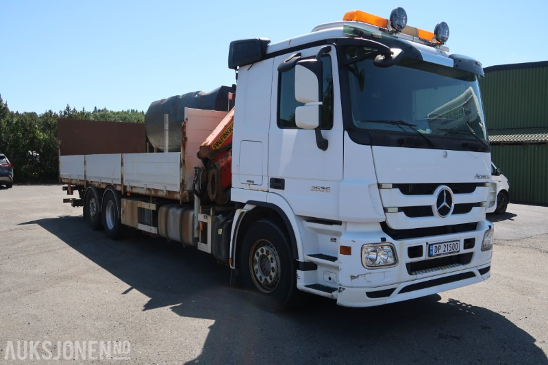 2013 Mercedes-Benz ACTROS 2536 med Palfinger PK165502 kran og baklift - Tovornjak z dvigalom: slika 3 2013 Mercedes-Benz ACTROS 2536 med Palfinger PK165502 kran og baklift - Tovornjak z dvigalom: slika 3