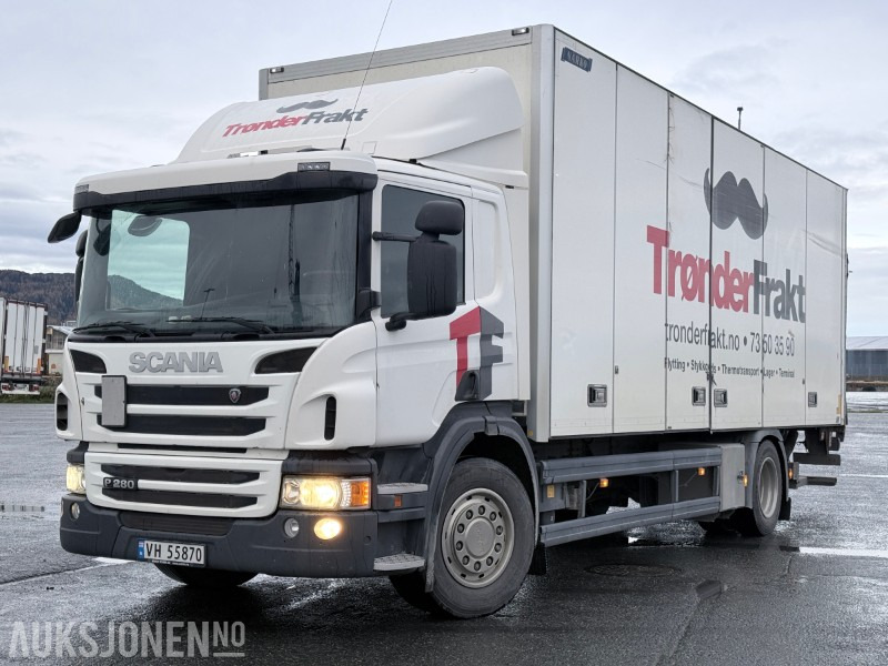 2013 Scania P280 4x2 skapbil med full sideåpning - Tovornjak zabojnik: slika 1 2013 Scania P280 4x2 skapbil med full sideåpning - Tovornjak zabojnik: slika 1