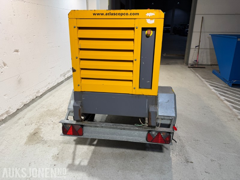 2014 Atlas Copco QAS 20 TR tilhengermontert aggregat - 20 KVA / 16 kW - Gradbena oprema: slika 3 2014 Atlas Copco QAS 20 TR tilhengermontert aggregat - 20 KVA / 16 kW - Gradbena oprema: slika 3