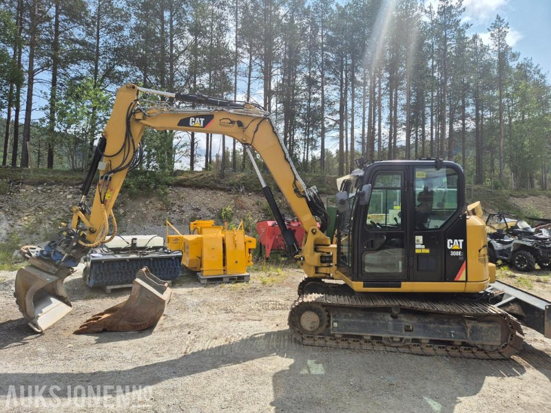 2014 Cat 308E 2 CR beltegraver, med tiltrotator/gripekasett - Bager: slika 2 2014 Cat 308E 2 CR beltegraver, med tiltrotator/gripekasett - Bager: slika 2