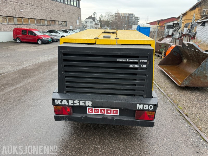 2014 KAESER M80 transportabel kompressor 8,0 m3 - Gradbena oprema: slika 3 2014 KAESER M80 transportabel kompressor 8,0 m3 - Gradbena oprema: slika 3