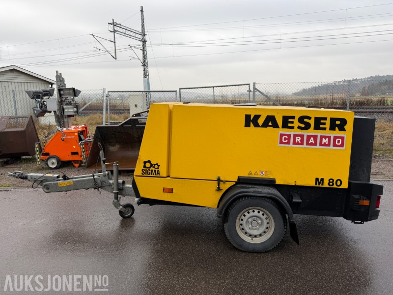 2014 KAESER M80 transportabel kompressor 8,0 m3 - Gradbena oprema: slika 2 2014 KAESER M80 transportabel kompressor 8,0 m3 - Gradbena oprema: slika 2