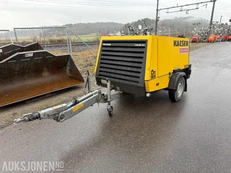 2014 KAESER M80 transportabel kompressor 8,0 m3 - Gradbena oprema: slika 1 2014 KAESER M80 transportabel kompressor 8,0 m3 - Gradbena oprema: slika 1