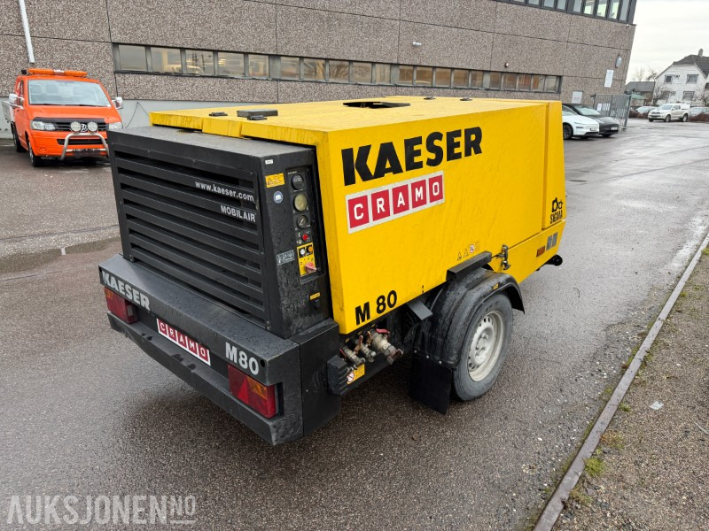 2014 KAESER M80 transportabel kompressor 8,0 m3 - Gradbena oprema: slika 5 2014 KAESER M80 transportabel kompressor 8,0 m3 - Gradbena oprema: slika 5