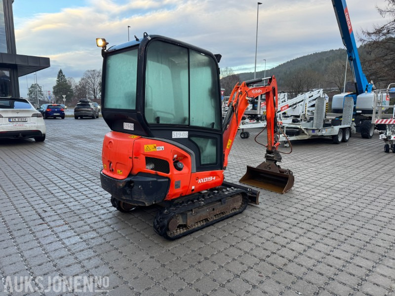 2014 Kubota KX019-4 minigraver - 4225 timer - Mini bager: slika 5 2014 Kubota KX019-4 minigraver - 4225 timer - Mini bager: slika 5