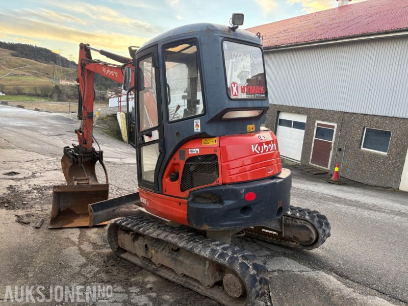 2014 Kubota U35-3α3 med 3-skuffer - Mini bager: slika 2 2014 Kubota U35-3α3 med 3-skuffer - Mini bager: slika 2