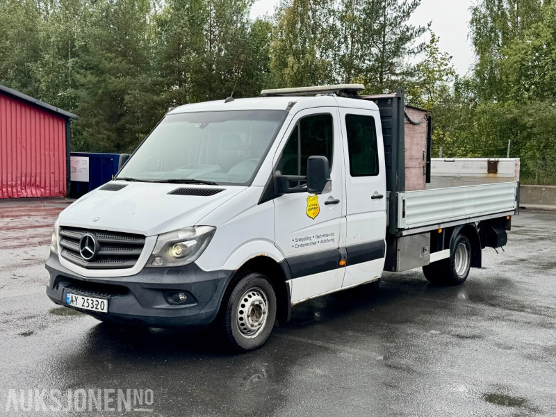 2014 Mercedes-Benz Sprinter 516 CDI planbil, 5-tonn, dobbelkabin, bakløft, lysbjelke - Tovornjak s kesonom: slika 1 2014 Mercedes-Benz Sprinter 516 CDI planbil, 5-tonn, dobbelkabin, bakløft, lysbjelke - Tovornjak s kesonom: slika 1