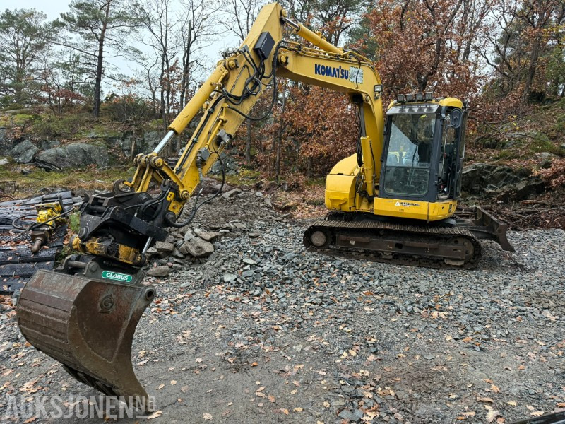 2015 Komatsu PC78US-10 Gravemaskin / ENGCON tiltrotator / 3 skuffer / 6277 T - Bager: slika 1 2015 Komatsu PC78US-10 Gravemaskin / ENGCON tiltrotator / 3 skuffer / 6277 T - Bager: slika 1