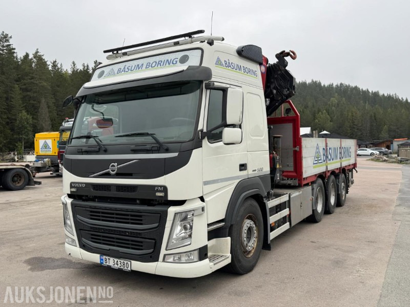 2015 Volvo FM 500 kranbil / 8x4 / HMF 5020-K6 kran / 88464 km - Tovornjak z dvigalom: slika 1 2015 Volvo FM 500 kranbil / 8x4 / HMF 5020-K6 kran / 88464 km - Tovornjak z dvigalom: slika 1