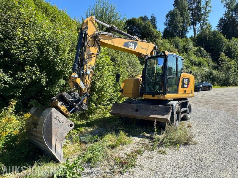 2016 Cat M314F hjulgraver / Engcon tiltrotator / S60 feste / 5952 timer - Bager: slika 1 2016 Cat M314F hjulgraver / Engcon tiltrotator / S60 feste / 5952 timer - Bager: slika 1