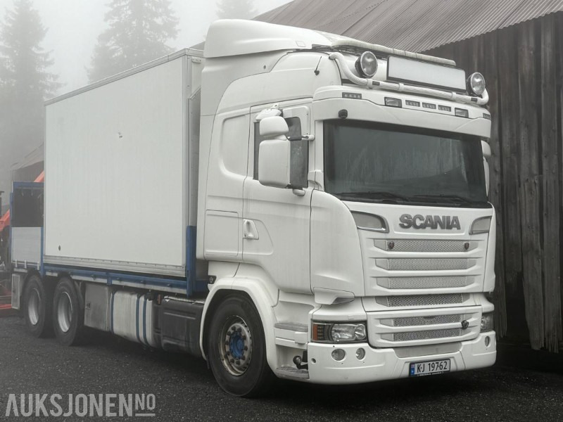 2016 Scania R 520 EURO 6T med bakmontert Palfingerkran - Tovornjak z dvigalom: slika 1 2016 Scania R 520 EURO 6T med bakmontert Palfingerkran - Tovornjak z dvigalom: slika 1