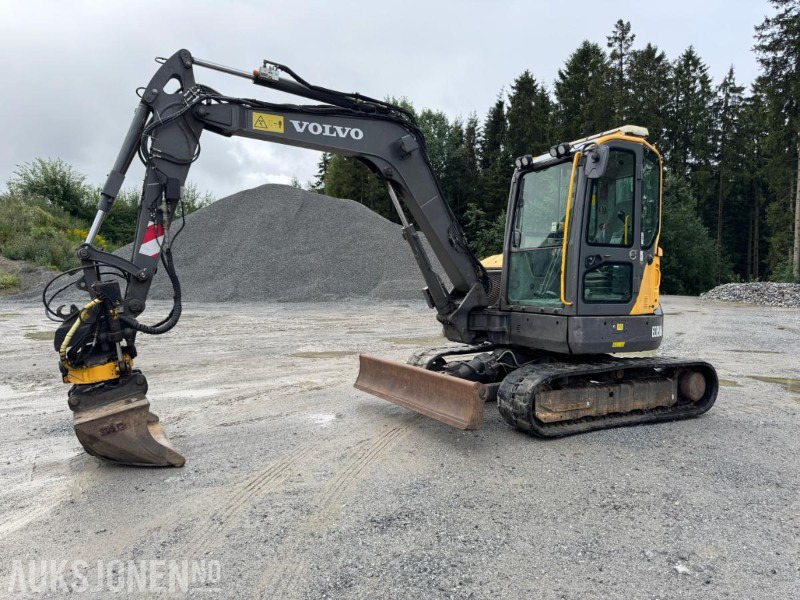 Mini bager 2016 Volvo ecr58d beltegraver 4301t, tiltrotator, pusseskuff,steinskuff: slika 1