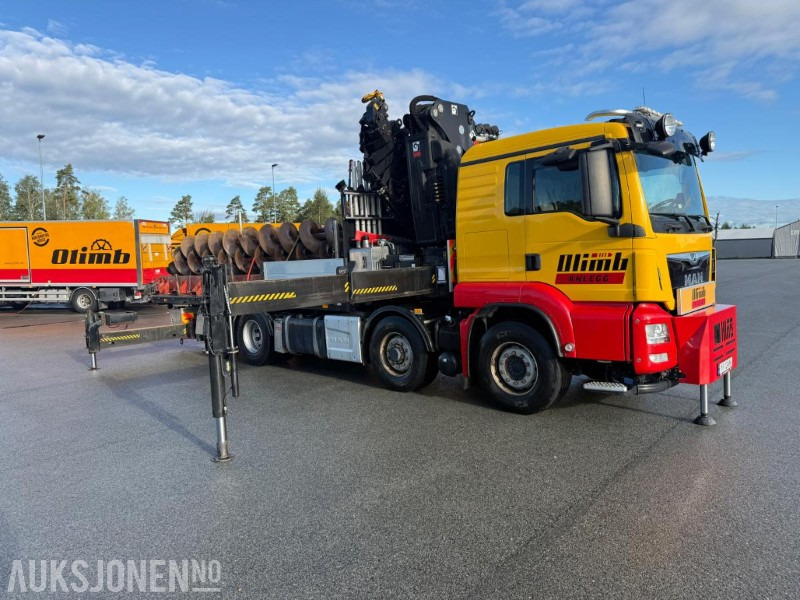 2017 MAN TGS 35.500 KRANBIL M/HIAB X-HIPRO 548 KRAN 8X4 HYDRODRIVE SERVICEHISTORIKK LAV KM. - Tovornjak z dvigalom: slika 2 2017 MAN TGS 35.500 KRANBIL M/HIAB X-HIPRO 548 KRAN 8X4 HYDRODRIVE SERVICEHISTORIKK LAV KM. - Tovornjak z dvigalom: slika 2