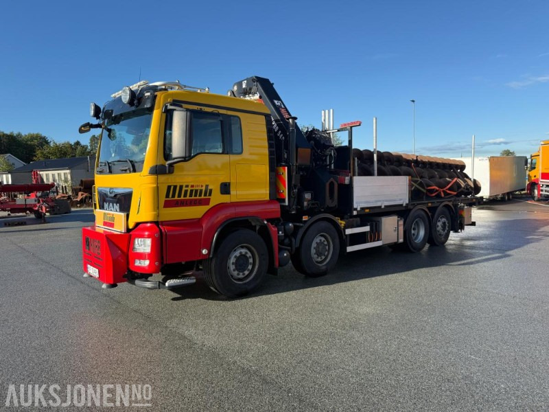 2017 MAN TGS 35.500 KRANBIL M/HIAB X-HIPRO 548 KRAN 8X4 HYDRODRIVE SERVICEHISTORIKK LAV KM. - Tovornjak z dvigalom: slika 3 2017 MAN TGS 35.500 KRANBIL M/HIAB X-HIPRO 548 KRAN 8X4 HYDRODRIVE SERVICEHISTORIKK LAV KM. - Tovornjak z dvigalom: slika 3
