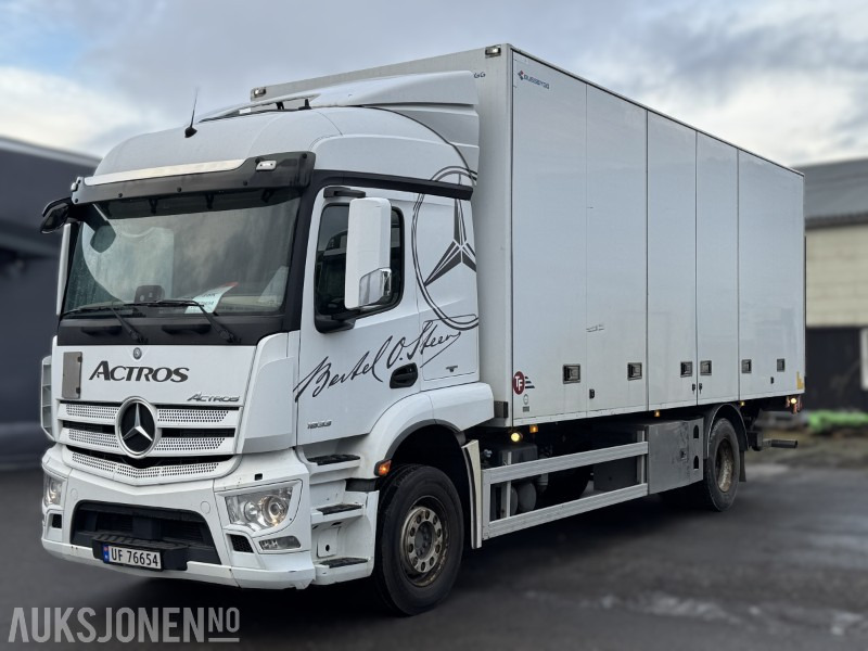 2017 Mercedes-Benz Actros 4x2 SKAPBIL EURO6 BUSSBYGG M/SIDEÅPNING HELLUFT ZEPRO - Tovornjak zabojnik: slika 1 2017 Mercedes-Benz Actros 4x2 SKAPBIL EURO6 BUSSBYGG M/SIDEÅPNING HELLUFT ZEPRO - Tovornjak zabojnik: slika 1