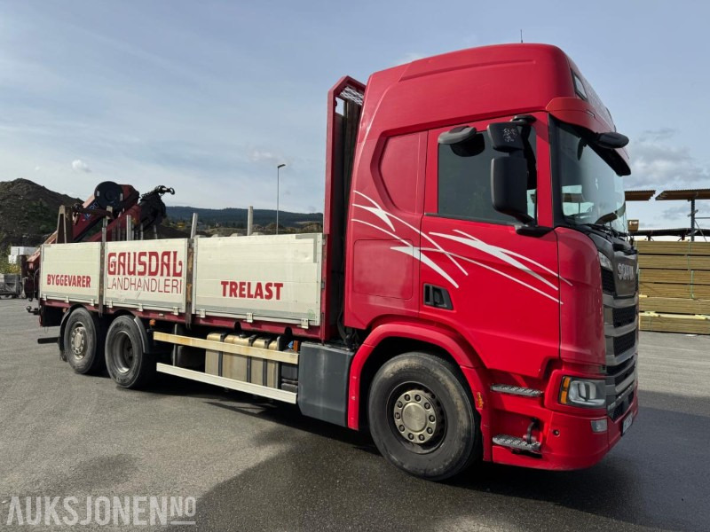 2017 Scania R500 planbil med HMF kran - Tovornjak z dvigalom: slika 3 2017 Scania R500 planbil med HMF kran - Tovornjak z dvigalom: slika 3