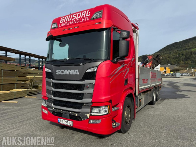 2017 Scania R500 planbil med HMF kran - Tovornjak z dvigalom: slika 4 2017 Scania R500 planbil med HMF kran - Tovornjak z dvigalom: slika 4