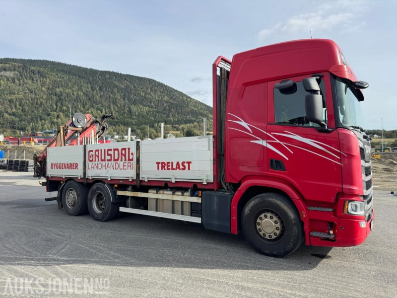 2017 Scania R500 planbil med HMF kran - Tovornjak z dvigalom: slika 5 2017 Scania R500 planbil med HMF kran - Tovornjak z dvigalom: slika 5