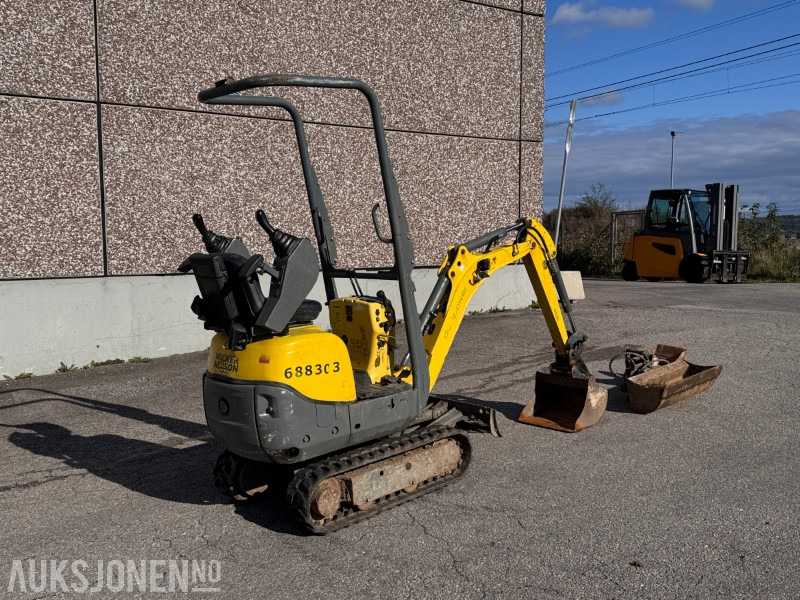 2017 Wacker Neuson 803 Minigraver 1 Tonn med 3 skuffer - Bager: slika 4 2017 Wacker Neuson 803 Minigraver 1 Tonn med 3 skuffer - Bager: slika 4