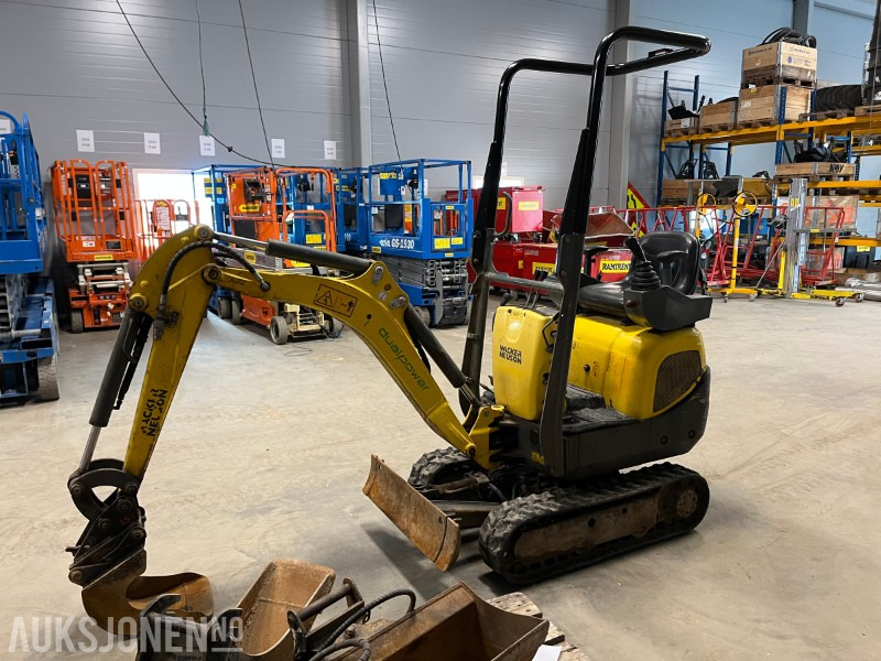 2017 Wacker Neuson 803 WN803DP Minigraver - 3 Skuffer - Bager: slika 1 2017 Wacker Neuson 803 WN803DP Minigraver - 3 Skuffer - Bager: slika 1