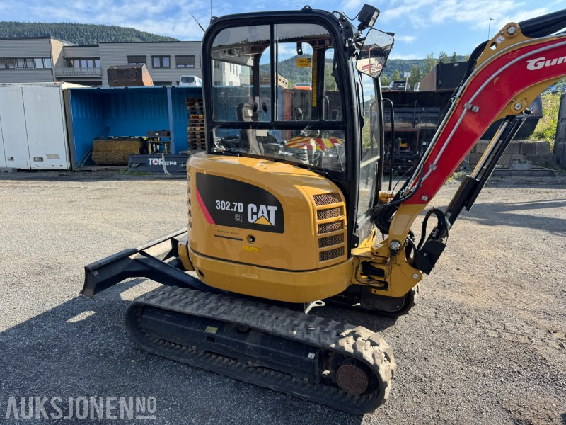 2018 Cat 302.7 DCR minigraver med 2 skuffer og rototilt. - Mini bager: slika 5 2018 Cat 302.7 DCR minigraver med 2 skuffer og rototilt. - Mini bager: slika 5