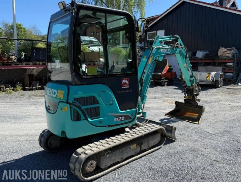 2018 Kobelco sk22 Minigraver med rotortilt - Mini bager: slika 4 2018 Kobelco sk22 Minigraver med rotortilt - Mini bager: slika 4
