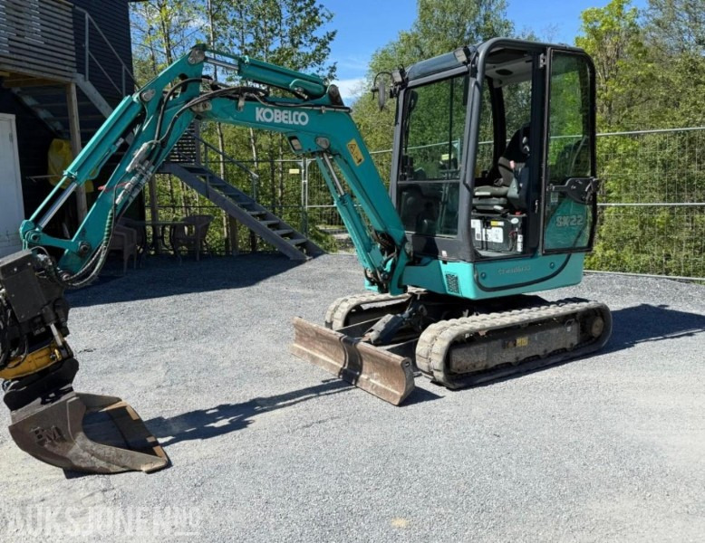 2018 Kobelco sk22 Minigraver med rotortilt - Mini bager: slika 1 2018 Kobelco sk22 Minigraver med rotortilt - Mini bager: slika 1