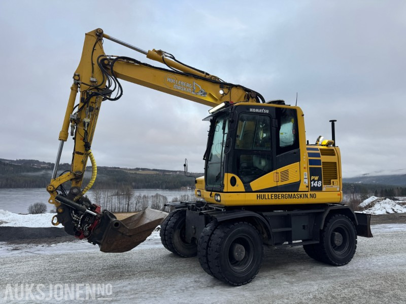 2018 Komatsu PW148-11 hjulmaskin MAKIN GPS, TILTROTATOR MASSE LYS, KAMERAER - Bager na kolesih: slika 1 2018 Komatsu PW148-11 hjulmaskin MAKIN GPS, TILTROTATOR MASSE LYS, KAMERAER - Bager na kolesih: slika 1