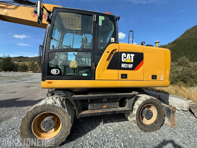 2018 Velholdt Cat M318F Hjulgraver med OilQuick Rototilt R6, 9577 timer - Bager: slika 3 2018 Velholdt Cat M318F Hjulgraver med OilQuick Rototilt R6, 9577 timer - Bager: slika 3