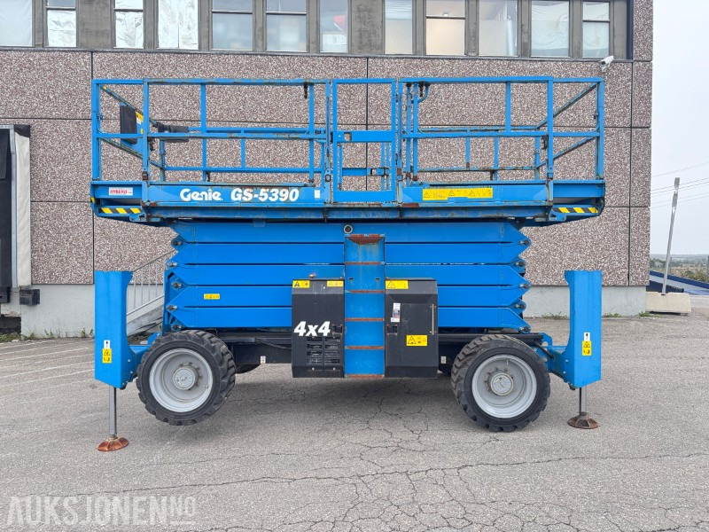 2019 Genie GS-5390 RT – 18,2 m sakselift – Kun 257 timer – Deutz diesel – Sertifisert til 2026 - Dvižna ploščad: slika 1 2019 Genie GS-5390 RT – 18,2 m sakselift – Kun 257 timer – Deutz diesel – Sertifisert til 2026 - Dvižna ploščad: slika 1