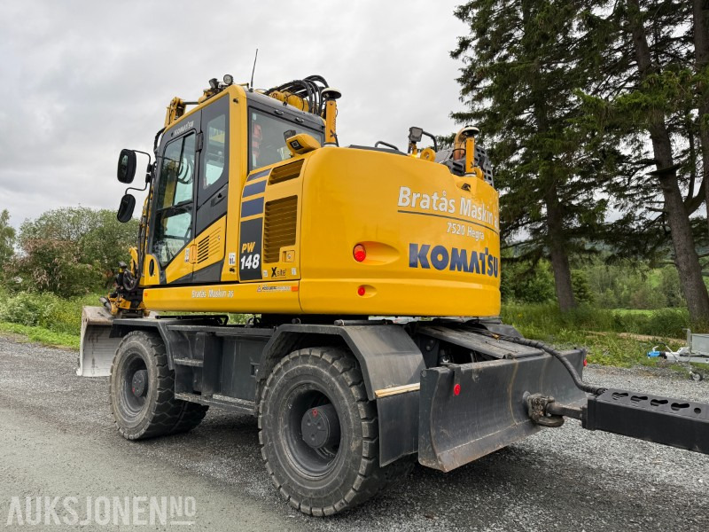 2019 Komatsu PW148-11 Hjulgraver - Leddet bom - GPS - Bager: slika 4 2019 Komatsu PW148-11 Hjulgraver - Leddet bom - GPS - Bager: slika 4