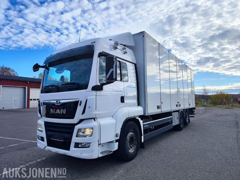 2019 MAN TGS 26.350 • Skapbil med sideåpning og Zepro lift • Euro 6 • 5500 mm akselavstand - Tovornjak zabojnik: slika 2 2019 MAN TGS 26.350 • Skapbil med sideåpning og Zepro lift • Euro 6 • 5500 mm akselavstand - Tovornjak zabojnik: slika 2