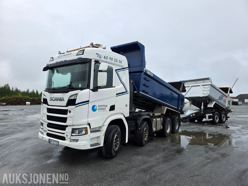 2019 Scania R650 8X4 tippbil med ISTRAIL henger Lav kilometer - Tovornjak prekucnik: slika 1 2019 Scania R650 8X4 tippbil med ISTRAIL henger Lav kilometer - Tovornjak prekucnik: slika 1