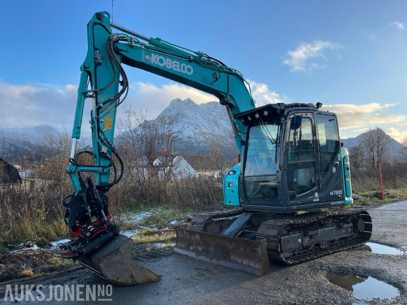 2021 Kobelco SK75SR-7 Gravemaskin med skjær, tiltrotator med gripekassett, nylig sertifisert, kun 2400 timer - Mini bager: slika 1 2021 Kobelco SK75SR-7 Gravemaskin med skjær, tiltrotator med gripekassett, nylig sertifisert, kun 2400 timer - Mini bager: slika 1